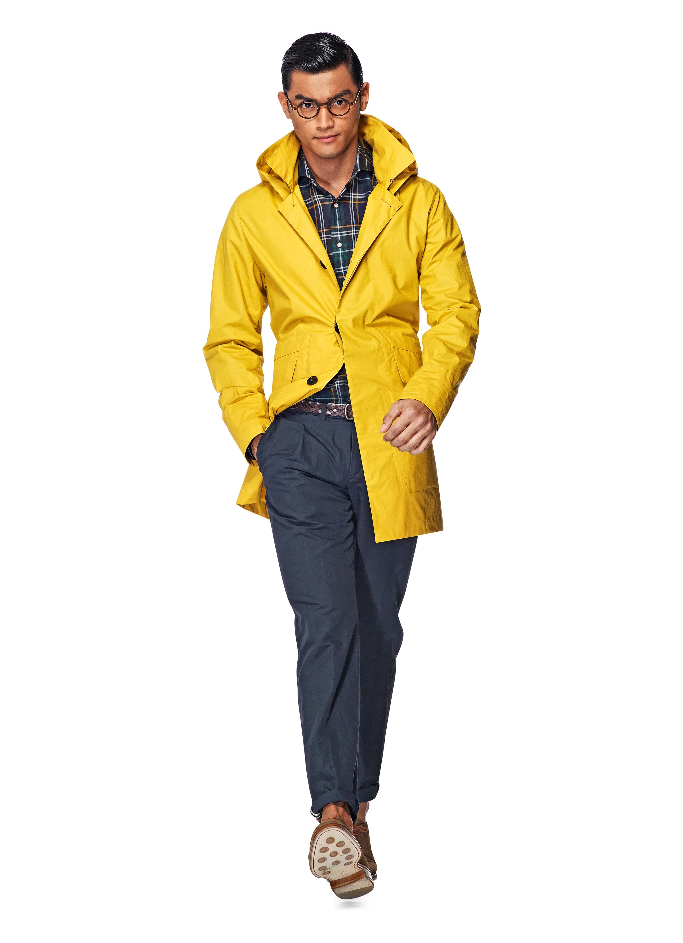 Yellow Raincoat J268 Suitsupply Online Store