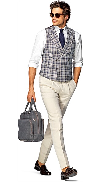 Jacket_Blue_Check_Double_Breasted_Waistcoat_W150101I Jacket_Blue_Check_Double_Breasted_Waistcoat_W150101I