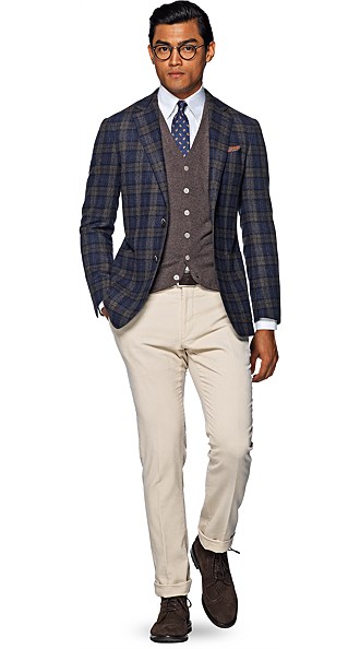 Jacket_Blue_Check_Havana_C790I Jacket_Blue_Check_Havana_C790I