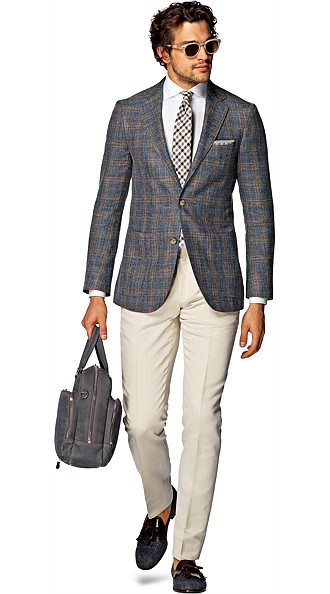 Jacket_Blue_Check_Havana_C841I Jacket_Blue_Check_Havana_C841I