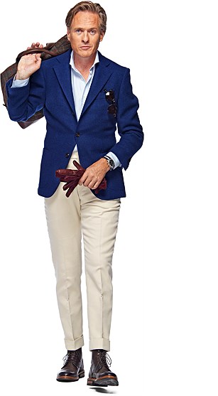 Jacket_Blue_Plain_Jort_C733 Jacket_Blue_Plain_Jort_C733