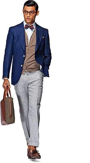 Jacket_Blue_Plain_Washington_C737 Jacket_Blue_Plain_Washington_C737