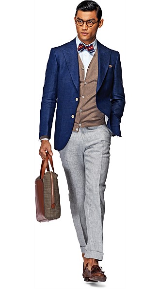 Jacket_Blue_Plain_Washington_Half-lined_C737 Jacket_Blue_Plain_Washington_Half-lined_C737