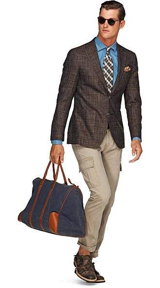 Jacket_Brown_Check_Havana_C546 Jacket_Brown_Check_Havana_C546