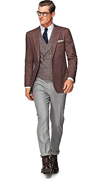 Jacket_Burgundy_Plain_Havana_C792I Jacket_Burgundy_Plain_Havana_C792I