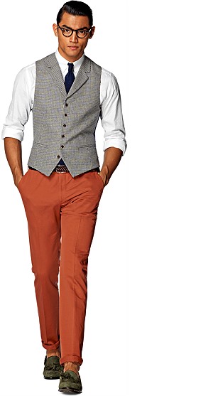 Jacket_Green_Check_Single_Breasted_Waistcoat_W150102I Jacket_Green_Check_Single_Breasted_Waistcoat_W150102I