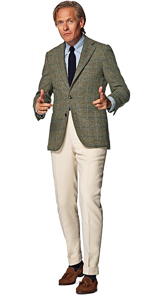 Jacket_Green_Check_Jort_C732 Jacket_Green_Check_Jort_C732