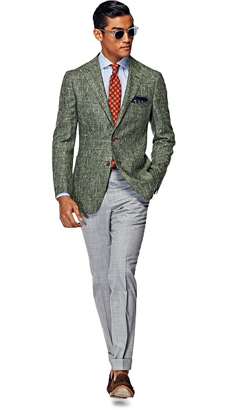 Jacket_Green_Plain_Havana_C746 Jacket_Green_Plain_Havana_C746