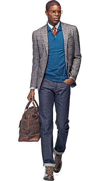 Jacket_Grey_Herringbone_Havana_C703 Jacket_Grey_Herringbone_Havana_C703