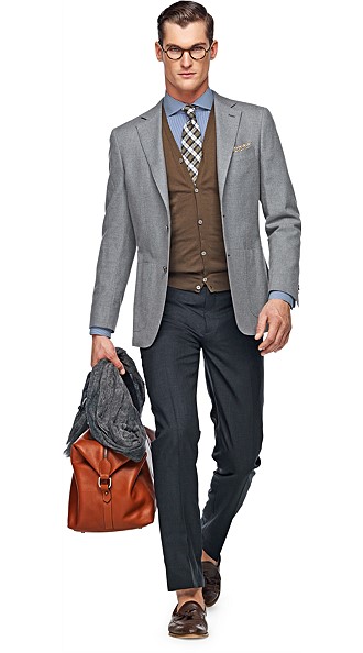 Jacket_Grey_Plain_Havana_C561 Jacket_Grey_Plain_Havana_C561