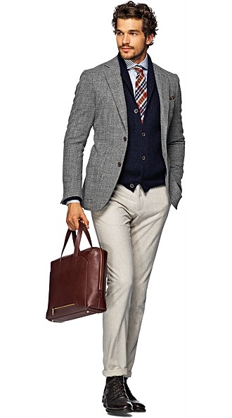 Jacket_Grey_Plain_Havana_C710I Jacket_Grey_Plain_Havana_C710I