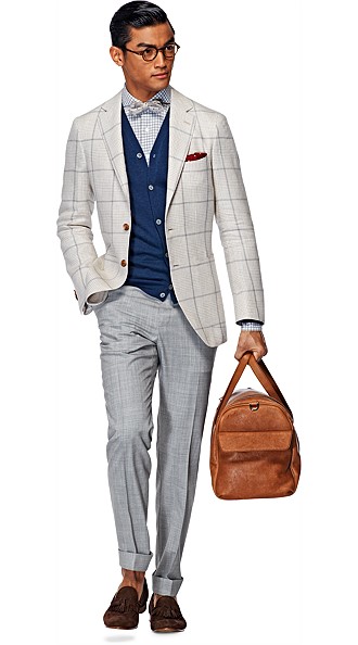Jacket_Light_Brown_Check_Havana_C754 Jacket_Light_Brown_Check_Havana_C754