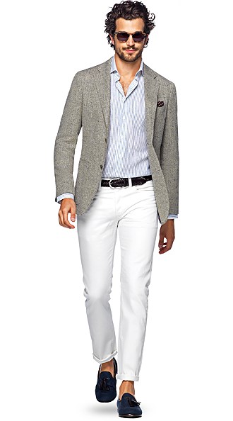 Havana Light Grey Herringbone