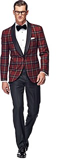 Jacket_Red_Check_Tuxedo_C714 Jacket_Red_Check_Tuxedo_C714