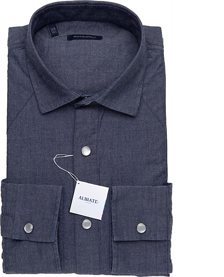 BLUE_WASHED_SHIRT_Single_Cuff_H3850