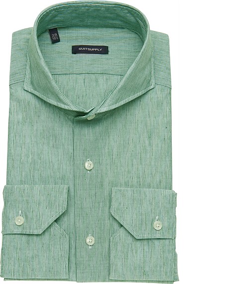 GREEN_WASHED_SHIRT_Single_Cuff_H3912