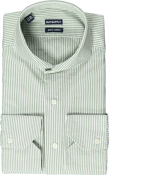 GREEN_WASHED_SHIRT_Single_Cuff_H3949