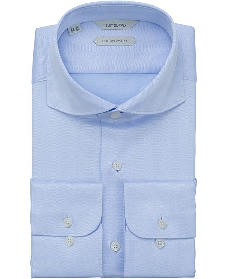 Light Blue Herringbone