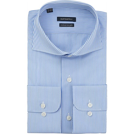 Chemise_Bleu_clair_Simple_manchette_H4798