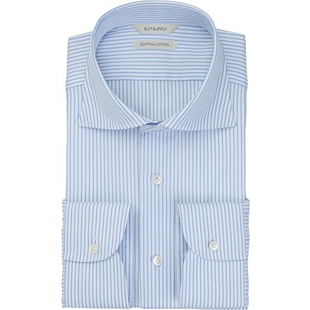Chemise_Bleu_clair_Simple_manchette_H4968