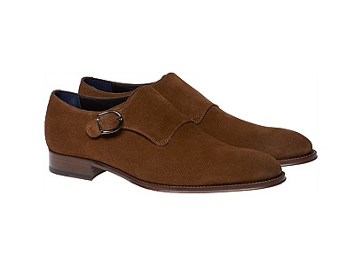 BROWN_SUEDE_MONK_STRAP_FW141241 BROWN_SUEDE_MONK_STRAP_FW141241