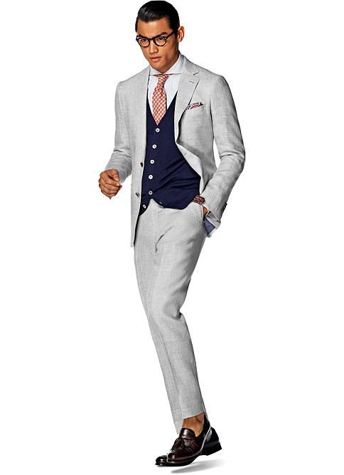 Costume_Gris_clair_Unicolore_Havana_P4227