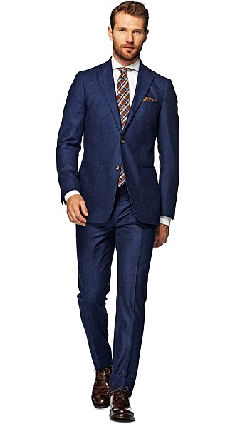 Suit_Blue_Plain_Havana_P3979I Suit_Blue_Plain_Havana_P3979I