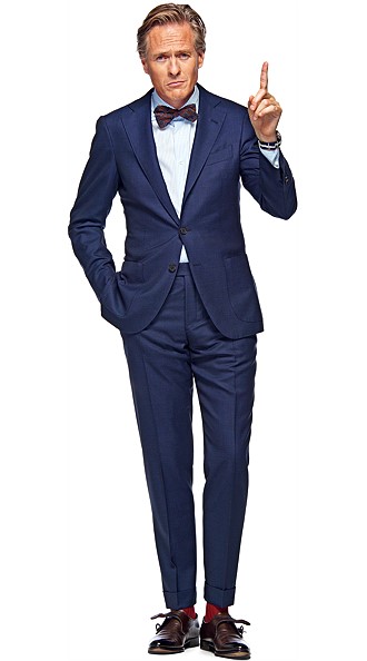 Suit_Blue_Plain_Jort_P3770 Suit_Blue_Plain_Jort_P3770
