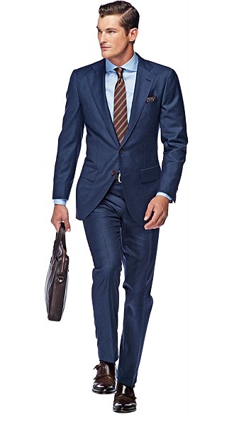Suit_Blue_Plain_La_Spalla_P3670I Suit_Blue_Plain_La_Spalla_P3670I