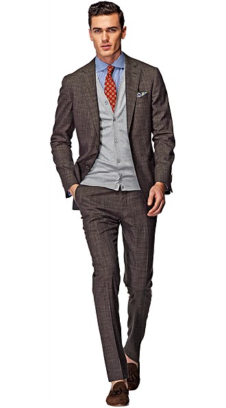 Suit_Brown_Check_Havana_P3833 Suit_Brown_Check_Havana_P3833