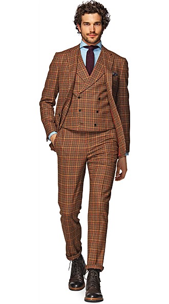 Suit_Brown_Check_Havana_P3926I Suit_Brown_Check_Havana_P3926I