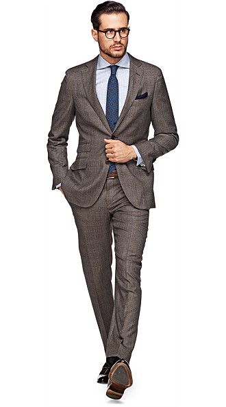 Suit_Brown_Check_Sienna_P3673 Suit_Brown_Check_Sienna_P3673