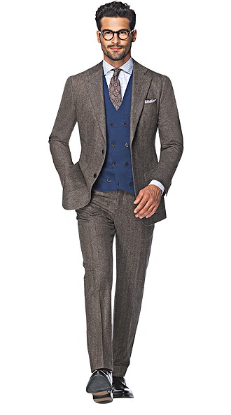 Hudson Marron Chevrons