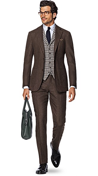 Hudson Marron Unicolore