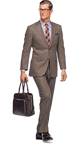 Suit_Brown_Plain_Napoli_P3427 Suit_Brown_Plain_Napoli_P3427
