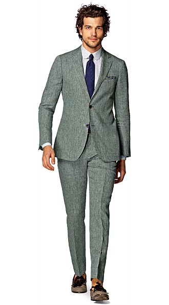 Suit_Green_Plain_Havana_P4237I Suit_Green_Plain_Havana_P4237I