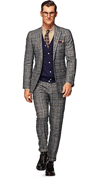 Suit_Grey_Check_Havana_P3932I Suit_Grey_Check_Havana_P3932I