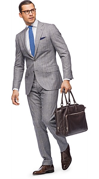 Suit_Grey_Check_Lazio_P3407 Suit_Grey_Check_Lazio_P3407