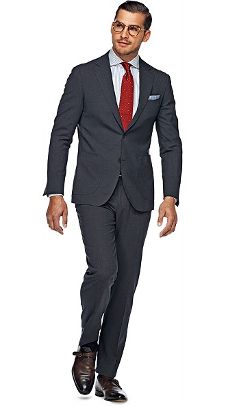 Suit_Grey_Plain_Havana_P3555 Suit_Grey_Plain_Havana_P3555