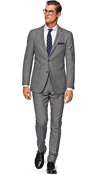 Suit_Grey_Plain_Havana_P3976I Suit_Grey_Plain_Havana_P3976I