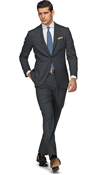 Suit_Grey_Stripe_La_Spalla_P3503I Suit_Grey_Stripe_La_Spalla_P3503I