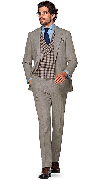 Suit_Light_Brown_Plain_Lazio_P3418I Suit_Light_Brown_Plain_Lazio_P3418I