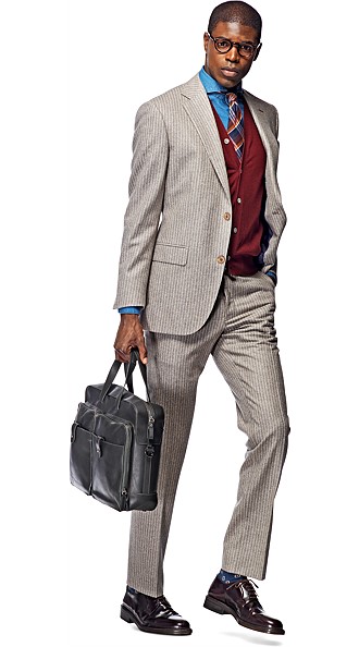 Suit_Light_Brown_Stripe_Napoli_P3736 Suit_Light_Brown_Stripe_Napoli_P3736