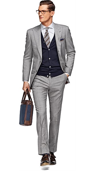 Suit_Light_Grey_Plain_Washington_P3727 Suit_Light_Grey_Plain_Washington_P3727
