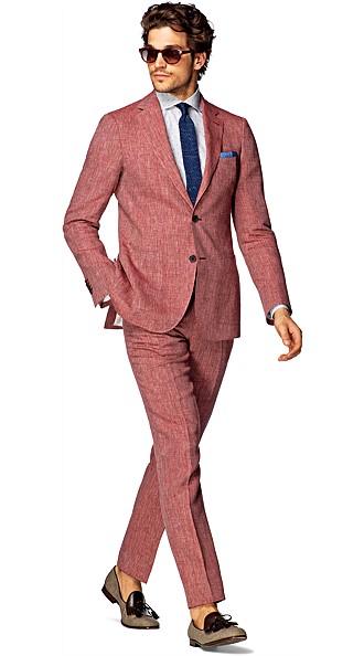 Suit_Red_Plain_Havana_P4238I Suit_Red_Plain_Havana_P4238I