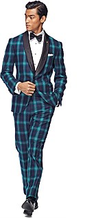 Suit_Green_Check_Tuxedo_P3748 Suit_Green_Check_Tuxedo_P3748