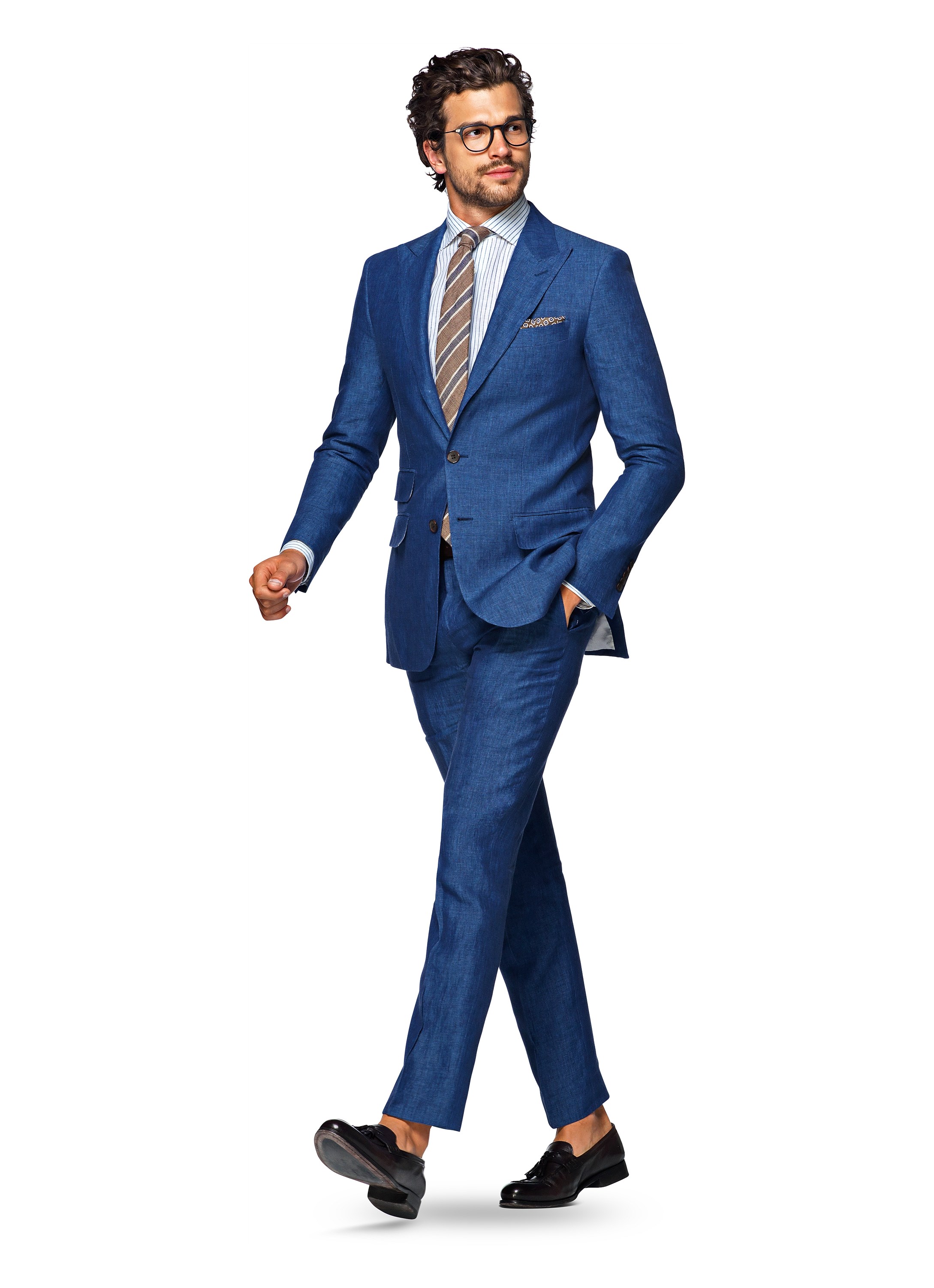 Suit Blue Plain Washington P4848i | Suitsupply Online Store