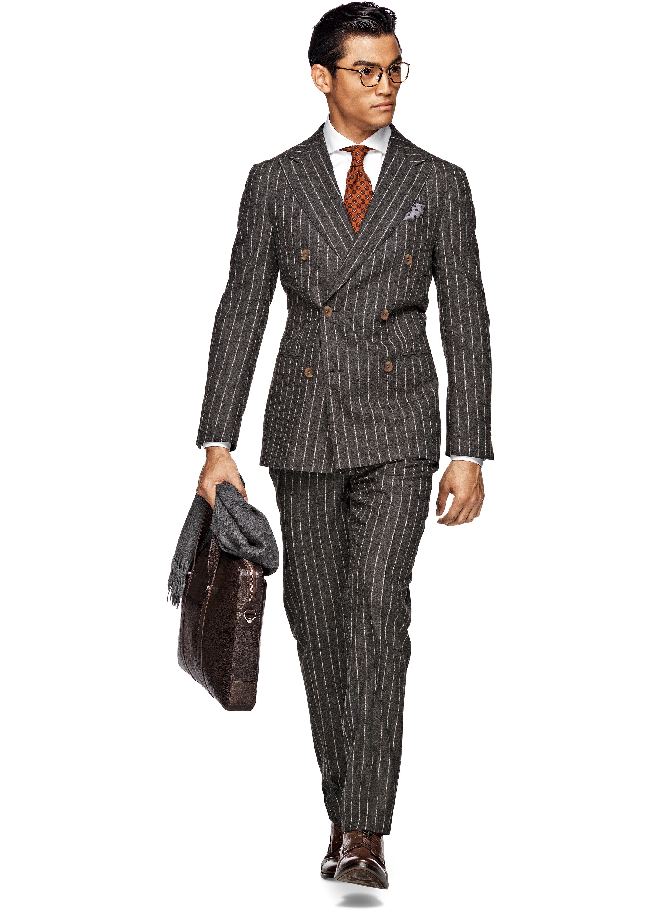 Suit Grey Stripe Soho P3659 Suitsupply Online Store