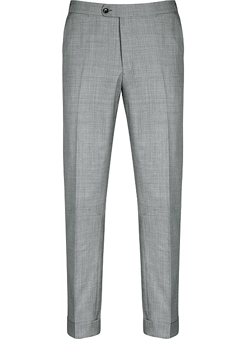 grey trousers