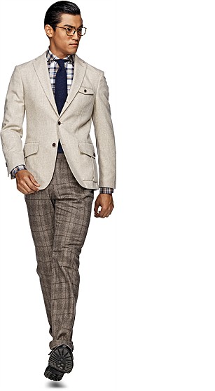 BROWN_CHECKED_TROUSERS_B301I BROWN_CHECKED_TROUSERS_B301I